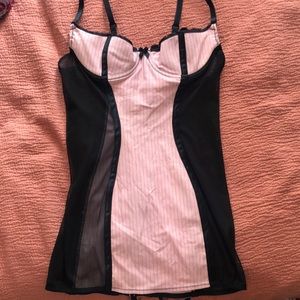 Vintage pink corset shapewear